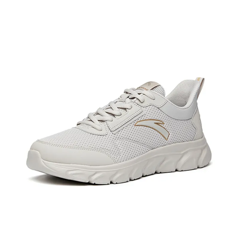 Anta Running Collection Cushioning Abrasion Resistant Breathable Low Top Running Shoes Men's Gray-2