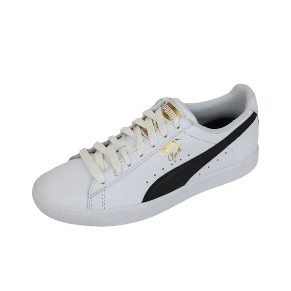 PUMA Clyde Core Foil 'White Black Gold' Women's-3