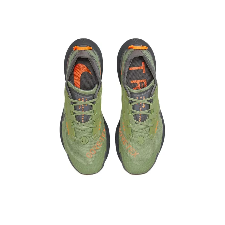 Nike Pegasus Trail 3 Gore Tex Oil Green Iron Grey Total Orange-3