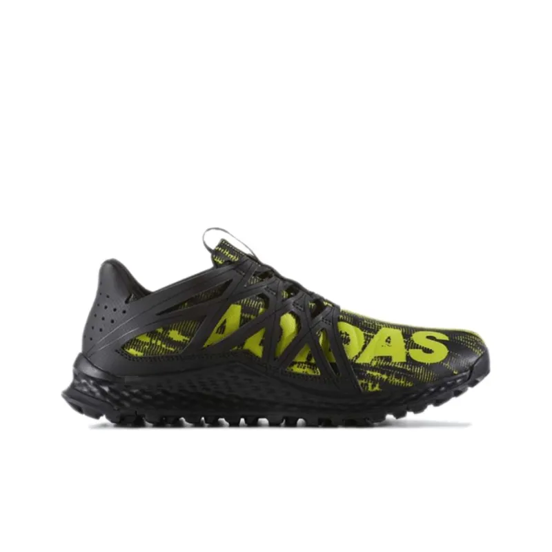Adidas Vigor Bounce Running Shoes Men Low-Top Black/Yellow-1