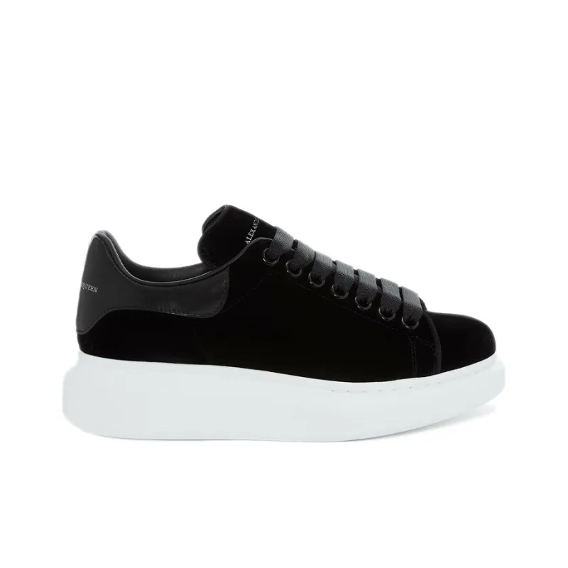 Alexander McQueen Oversized Sneaker 'Black Suede' Women's-1
