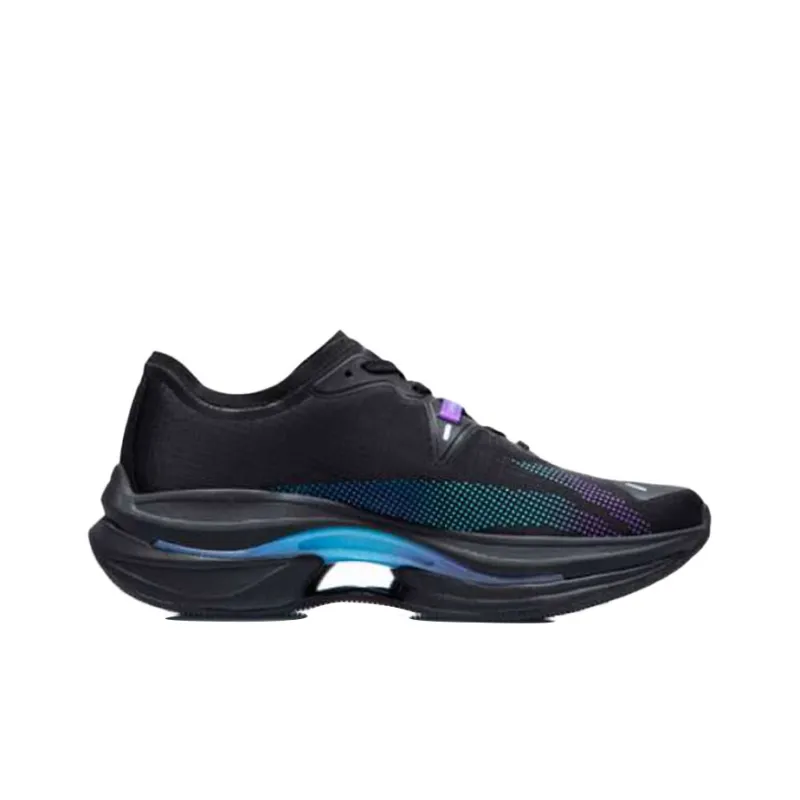 LINING WuShi 5S 1.0 Running Shoes Men Low Top Black/Blue-1