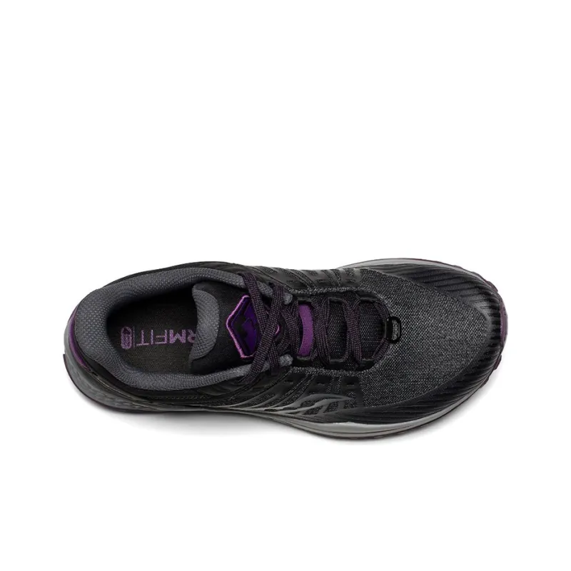 Saucony Mad River TR Turbulent Flow Low-Top Running Shoes Women's Gray Black-3