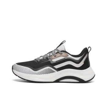 XTEP Cushioning Lightweight Low Top Running Shoes Women's Black White