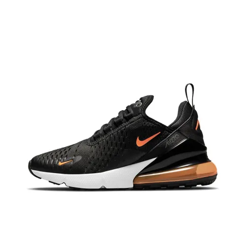 Nike Air Max 270 Black Total Orange GS