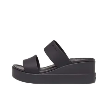 Crocs Brooklyn Lightweight Black Sandals Women's