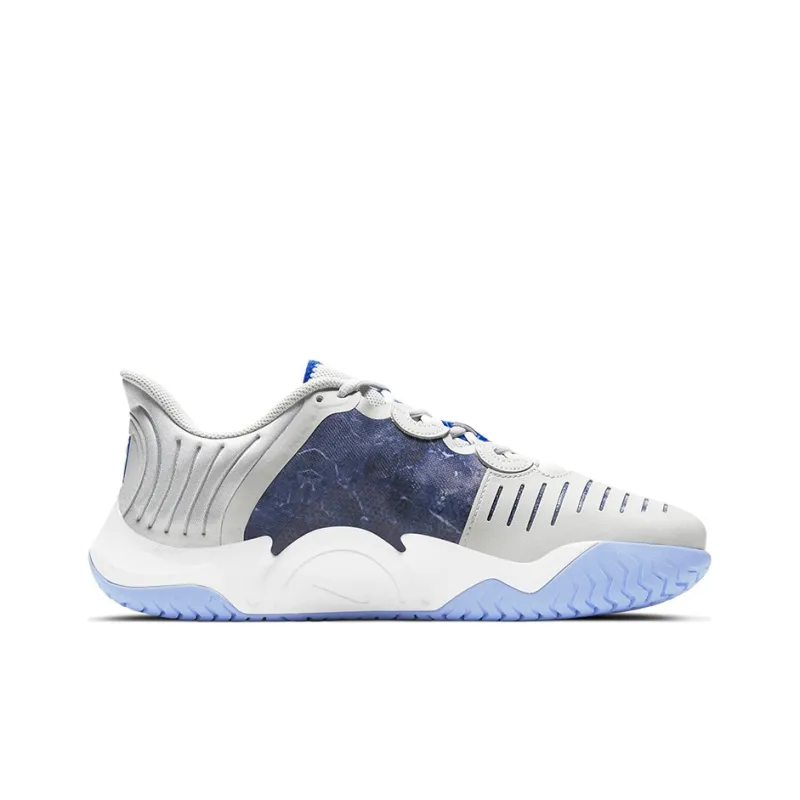 Nike Air Zoom GP Cushioning Anti-Slip And Wear-Resistant Low-Top Tennis Shoes Men's Gray Blue White-1