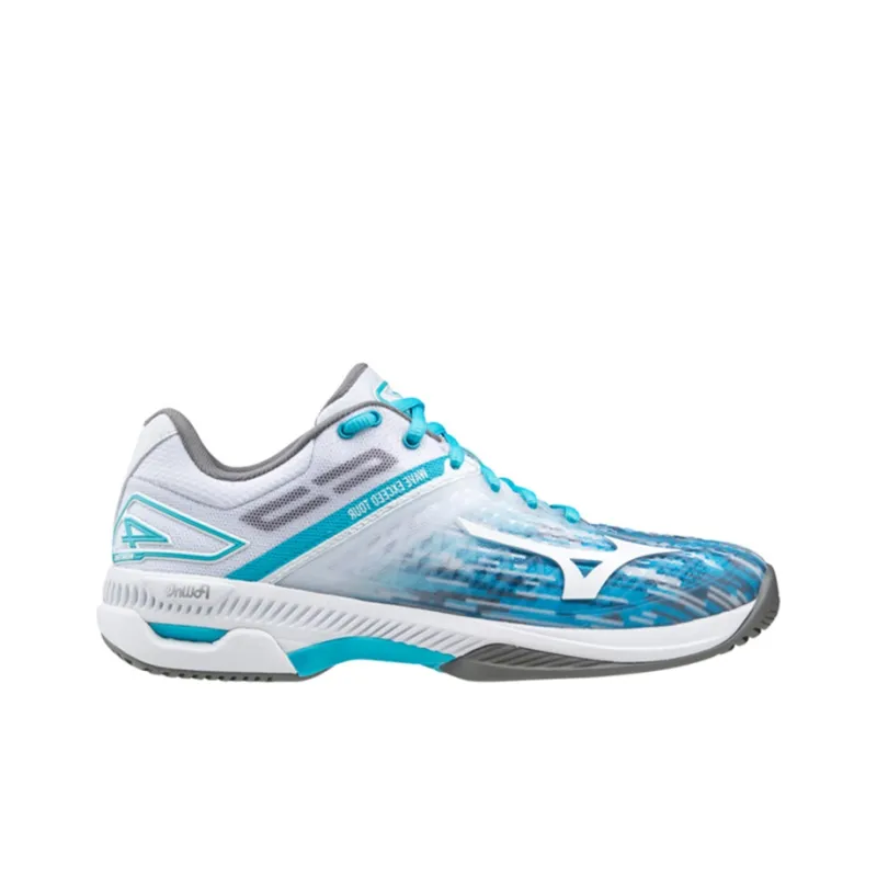 Mizuno Wave Exceed Tour 4 Running Shoes Unisex Low-Top White/Blue-1