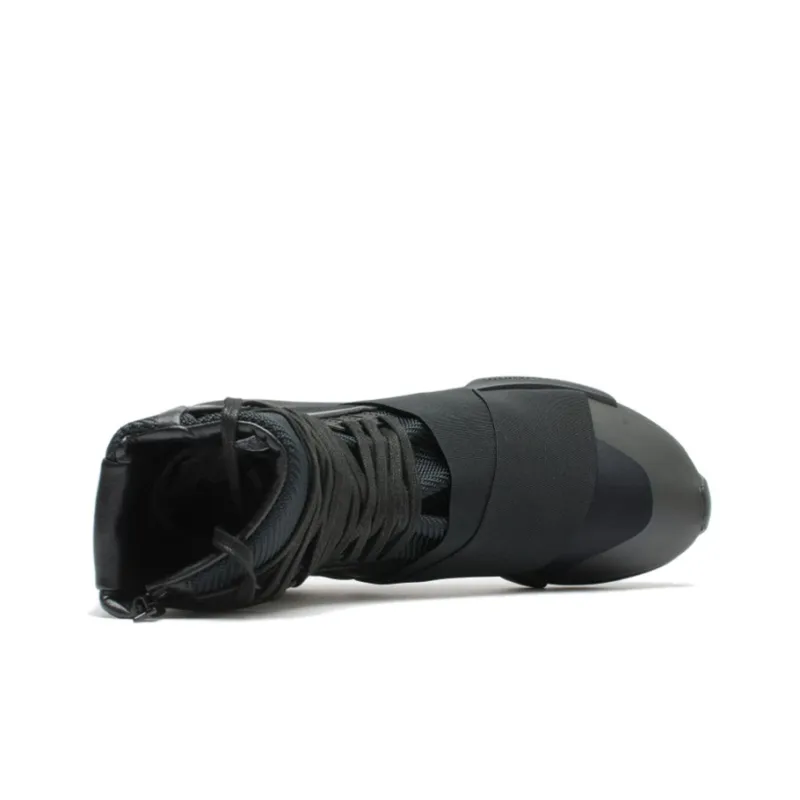 Y-3 Qasa Boot High-Top Stylish Skateboarding Shoes Unisex Black-3