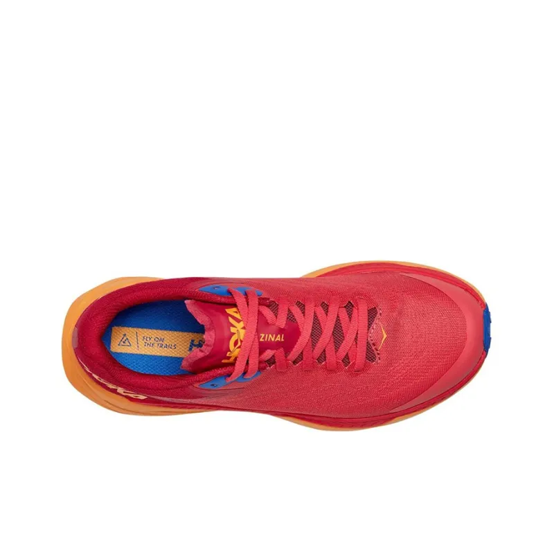 HOKA ONE ONE ZINAL Running Shoes Women's Low-Top Red-2