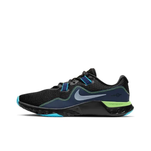 Nike Renew Retaliation TR 2 Black Blackened Blue