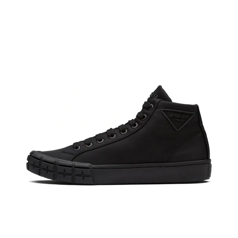 PRADA Gabardine Re-Nylon High 'Black'-0