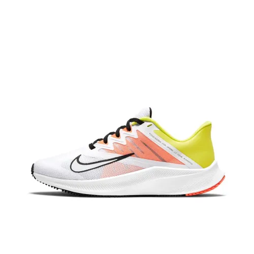 Nike Quest 3 Running Shoes Women's Low-Top White/Orange/Yellow