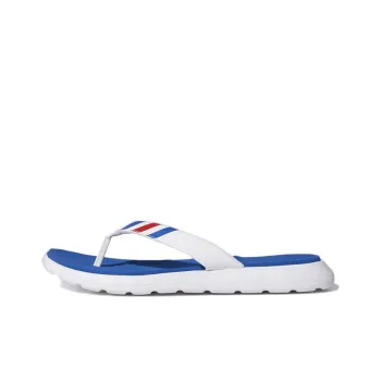 Adidas Comfort Slippers White/Blue/Red