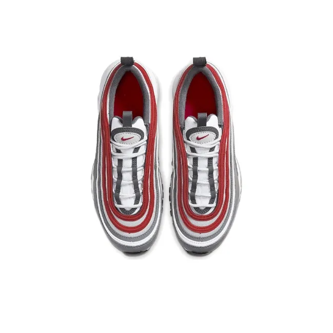 Nike Kids Air Max 97 "Smoke Grey/Red" Sneakers-2