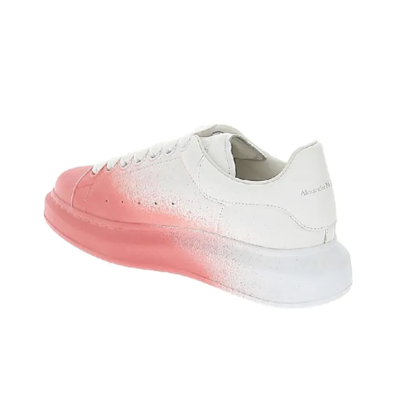 Alexander McQueen Oversized White Pink Velvet Spray Women's-3