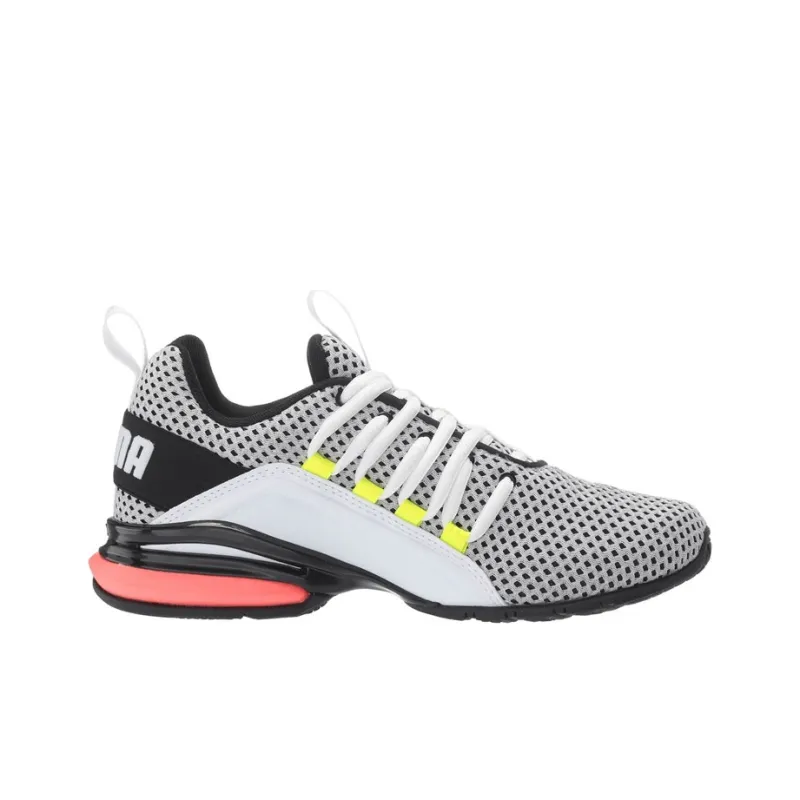 PUMA Axelion Anti-Slip Wear-Resistant Low-Top Running Shoes Men's White-1