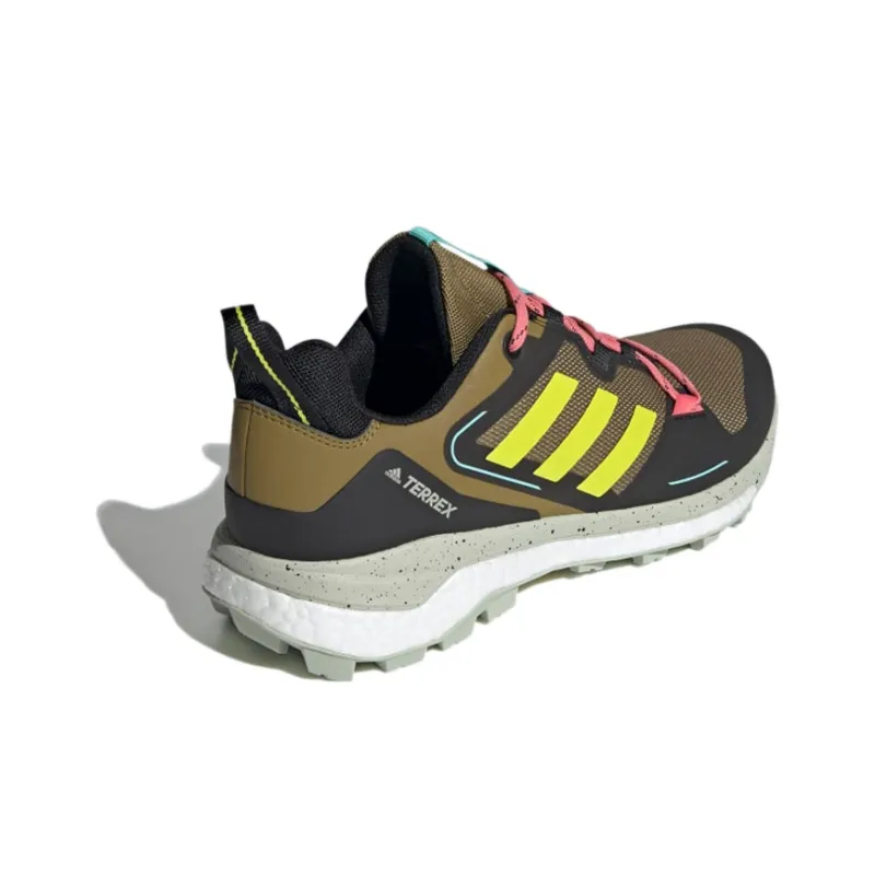 Adidas Terrex Skychaser 2 Hiking / Trekking Shoes Men Low-Top Black/Yellow/White-3
