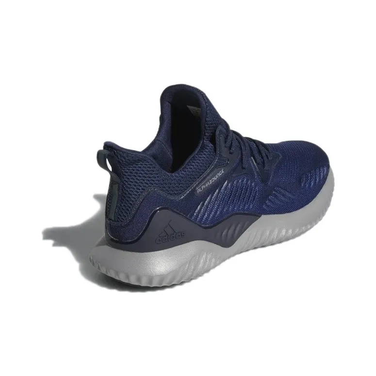 Adidas AlphaBounce Beyond Homme Slip Resistant Breathable Low Top Running Shoes Unisex Dark Blue-3