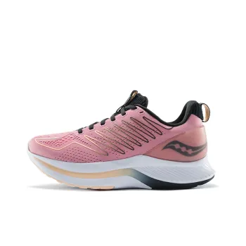 Saucony Endorphin Shift Durable Breathable Low-Top Running Shoes Women's Pink Black
