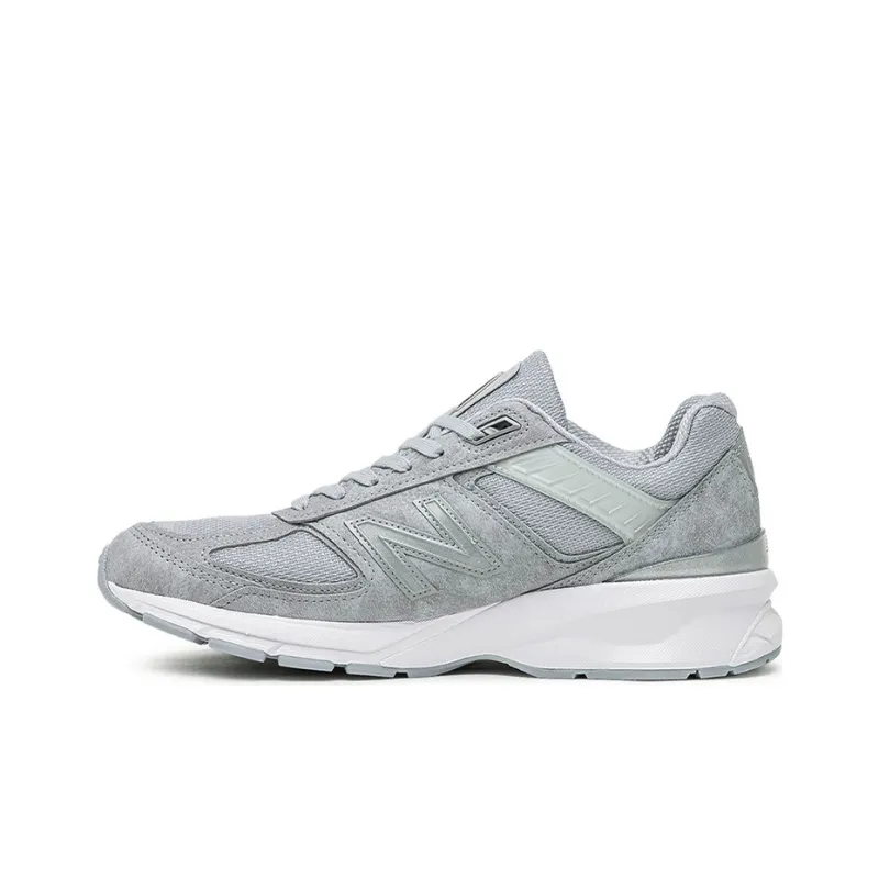New Balance 990v5 Grey White-0