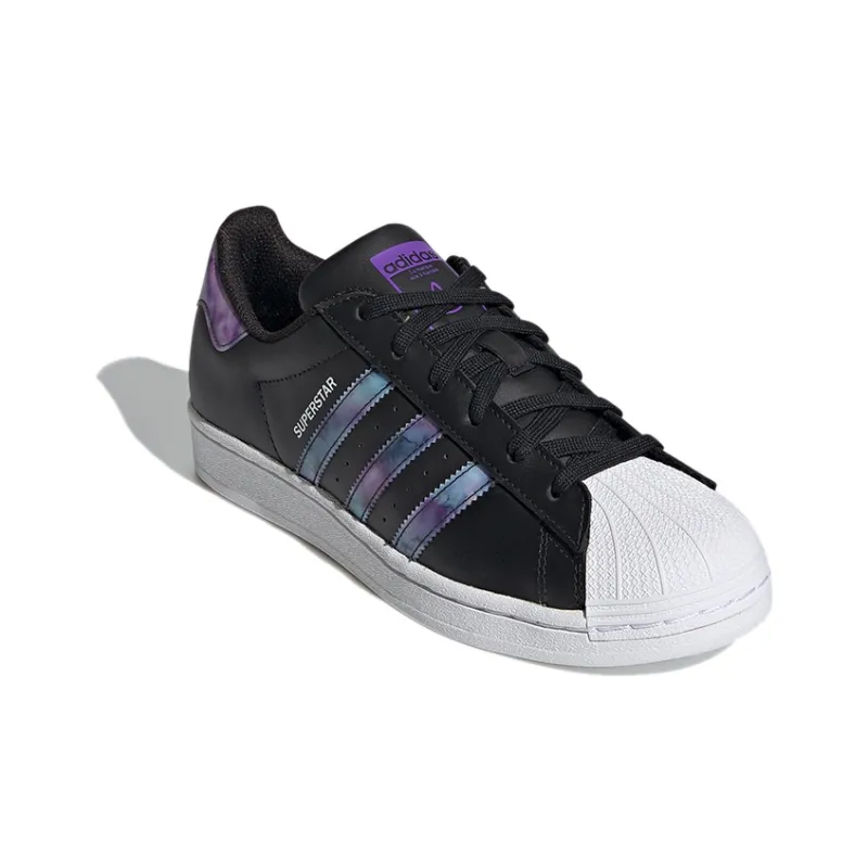 Adidas Originals Superstar 'Black White Purple' Women's-2