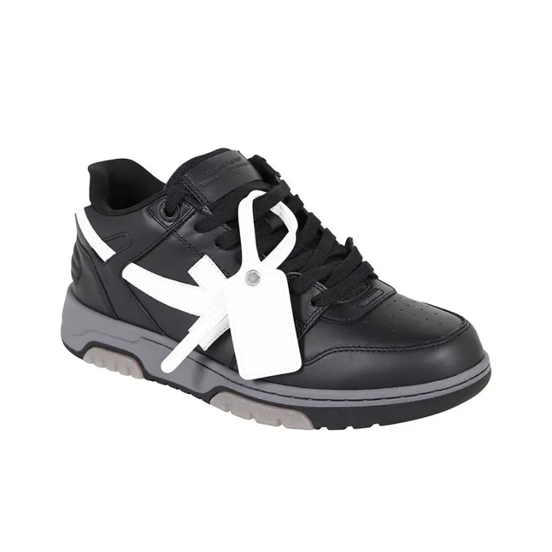 OFF WHITE Out Of Office Ooo Low Tops Black Gray White FW21-2