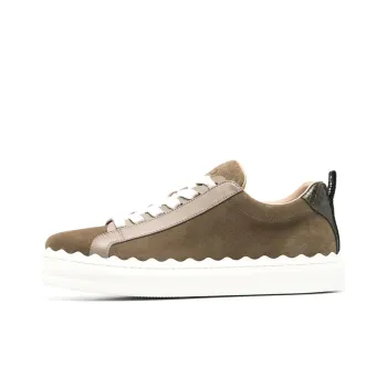 Chloé Lauren Skateboard Shoes Women's Low-Top Brown