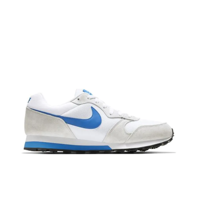Nike MD Runner 2 Cushioned Slip Resistant Low Top Running Shoes Men's Blue White Gray-1