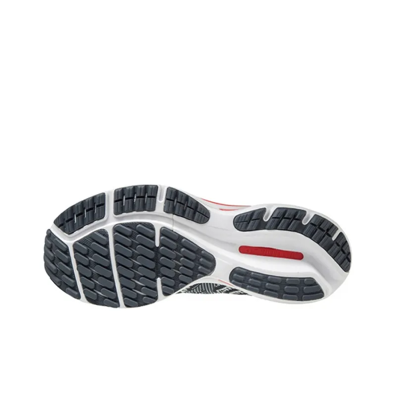 Mizuno Wave Rider 24 Running Shoes Men Low Top Black/White-3