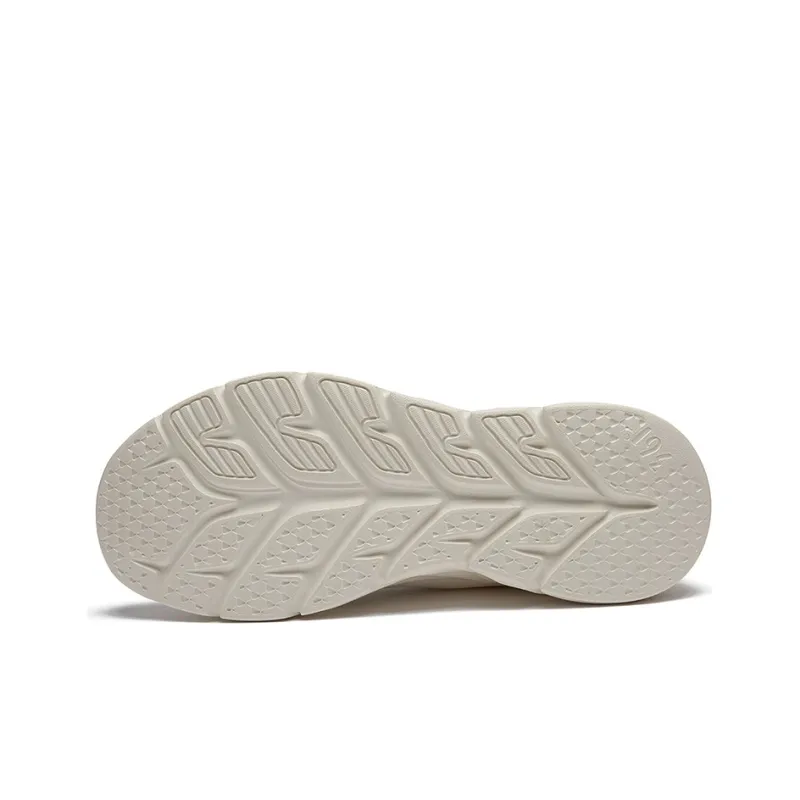 361° Cushioning Breathable Lightweight Abrasion Resistant Low Top Running Shoes Men's Feather White-4