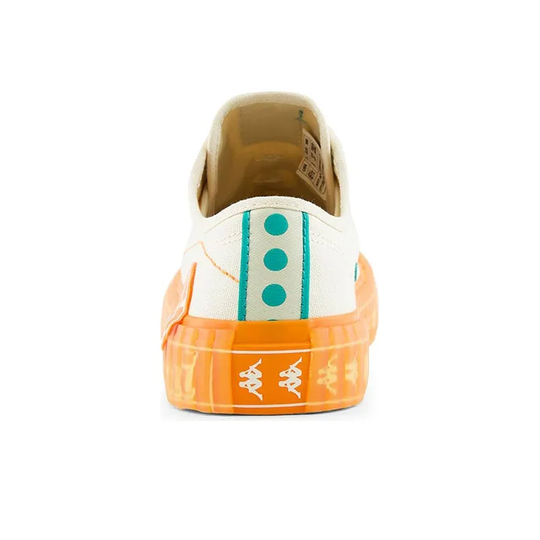 Kappa Canvas Shoes Unisex Low Top Beige, Yellow, Orange-3