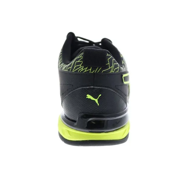 PUMA Tazon 6 Running Shoes Men Low-Top Black/Green-4