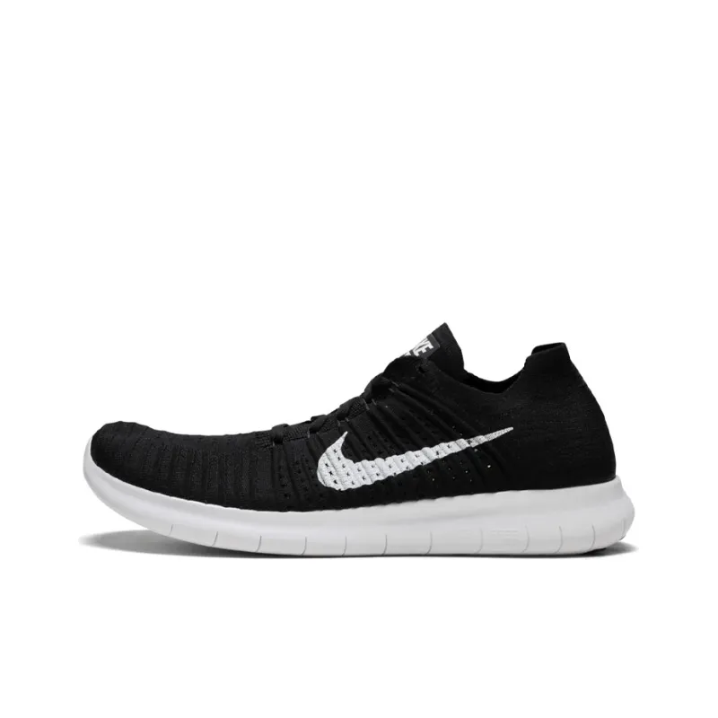 Nike Free Run Flyknit Black/White-0