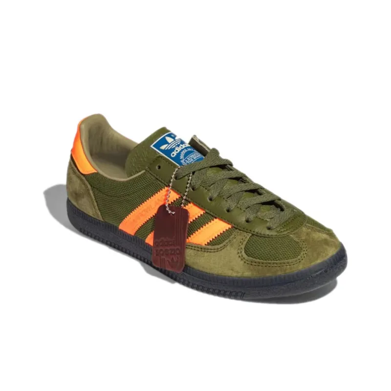 Adidas Barrowland Spzl Dust Green Signal Orange-2