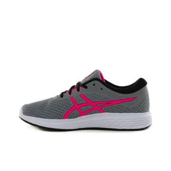 Asics Patriot 11 Breathable Wear-Resistant Slip-Resistant Low-Top Running Shoes Women's Gray Pink
