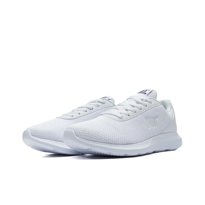 361° Cushioning Breathable Low Top Running Shoes Men's Cloud White-3