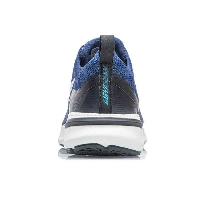 LiNing Arashi Cushioning Low-Top Running Shoes Men's Gray Blue-4