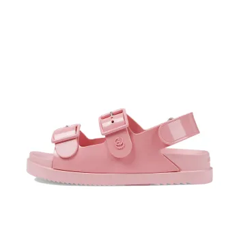 GUCCI Mini Double G Sandal Pastel Pink Rubber Women's