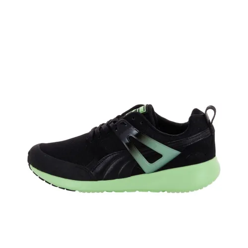 PUMA Arial Ref Cushioned Wear-Resistant Breathable Low-Top Running Shoes Women's Black Green
