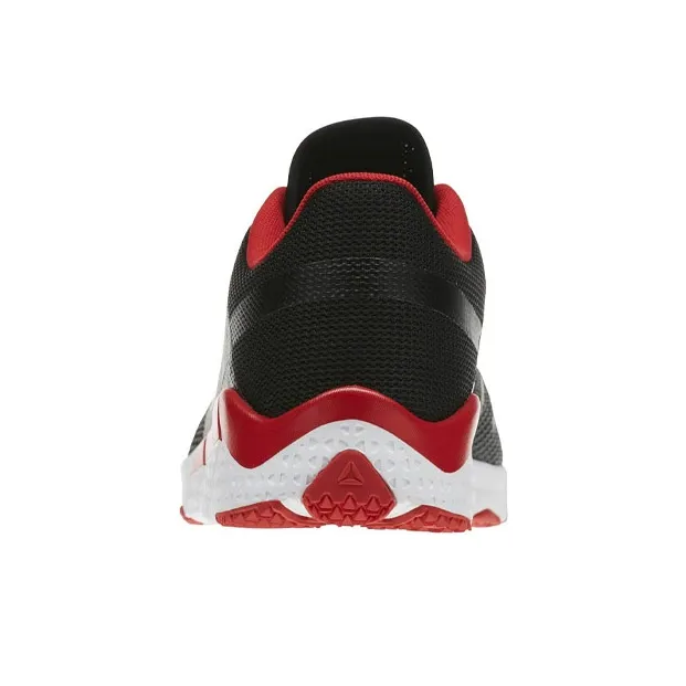 Reebok Trainfle Anti-Slip And Wear-Resistant Support Lightweight Low-Top Running Shoes Men's Black Red-3