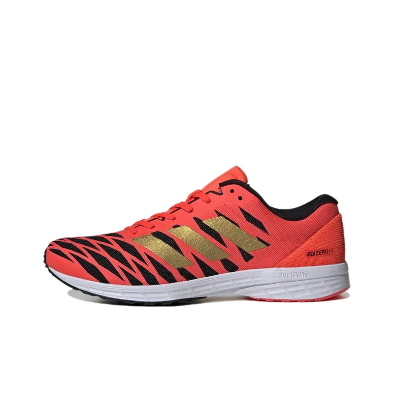 Adidas Adizero RC 3 Wear-Resistant Low-Top Running Shoes Men's Orange Black-0