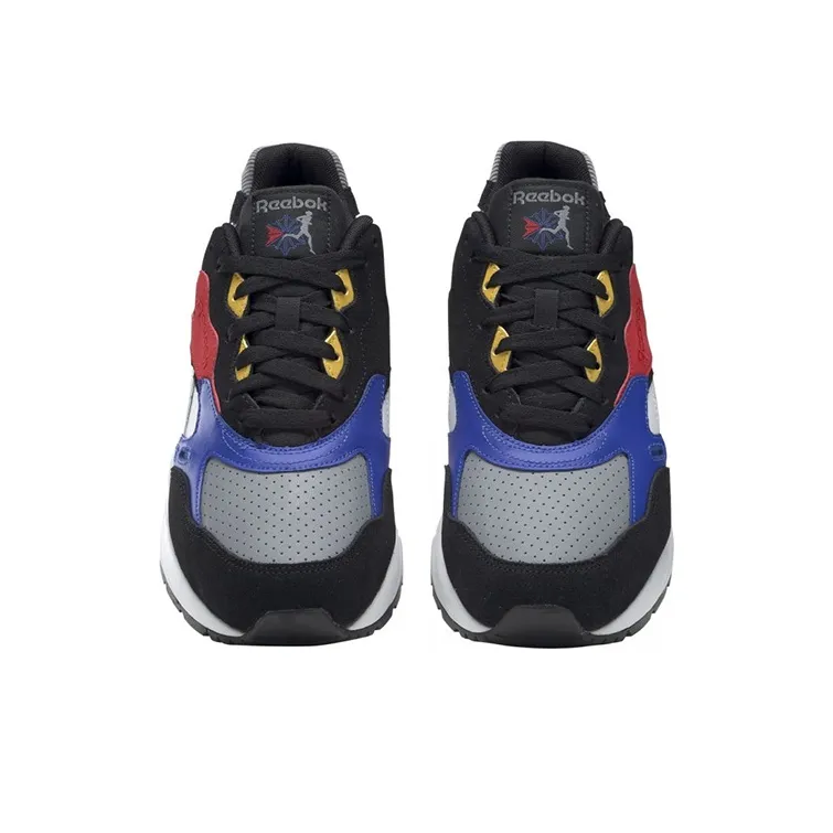 Reebok Classic Bolton Casual Shoes Men Low Top Red/Black/Blue-4