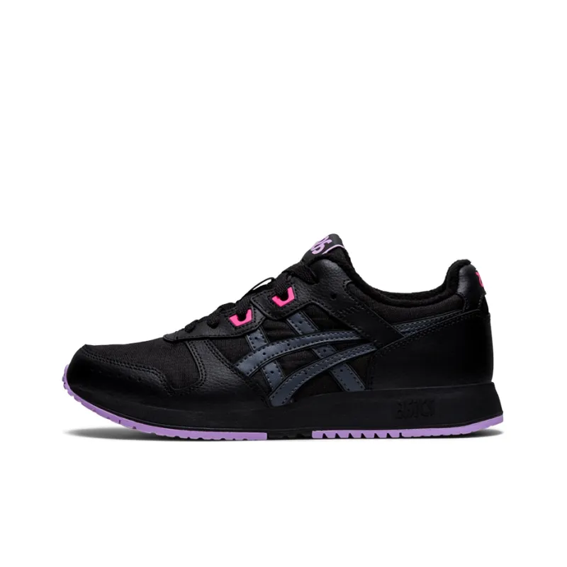 Asics Gel Lyte Run Wear Resistant Low Top Walking Shoes Women's Black Purple-0