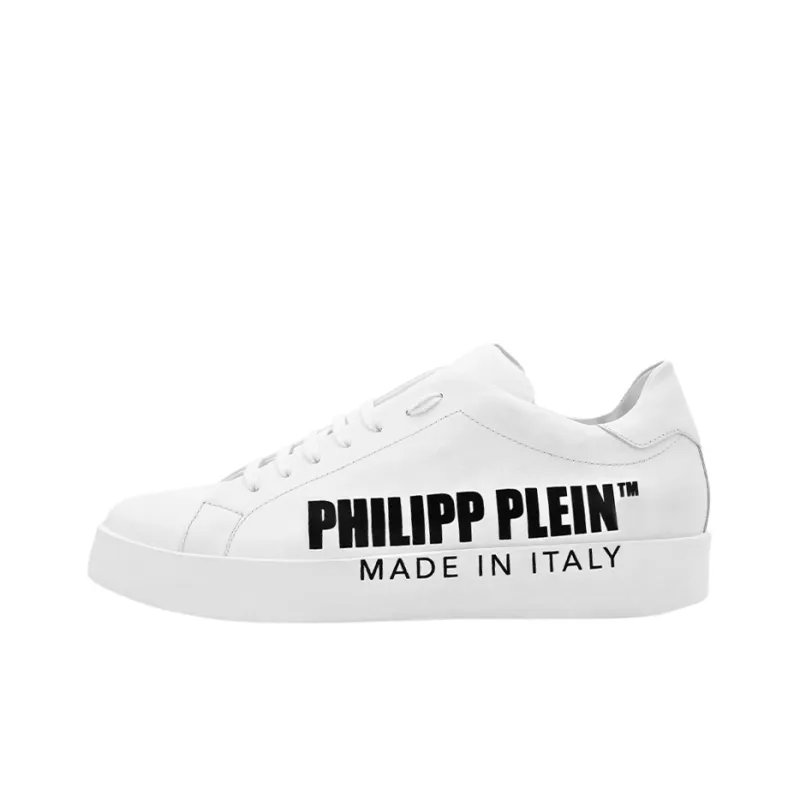 PHILIPP PLEIN Leather Low-top Sneakers-0