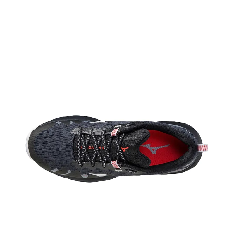Mizuno Wave Daichi 6 Running Shoes Women's Low-Top Black/White/Silver-2