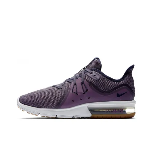 Nike Air Max Sequent Running Shoes Women's Low-Top Purple/White