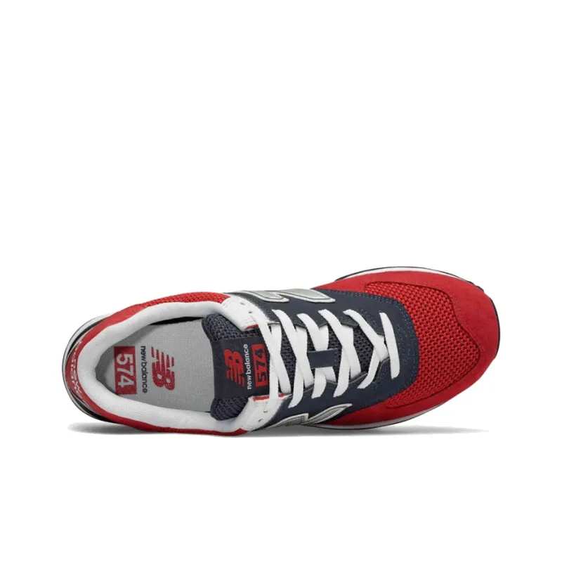 New Balance 574 Pebbled Sport 'Team Red'-2