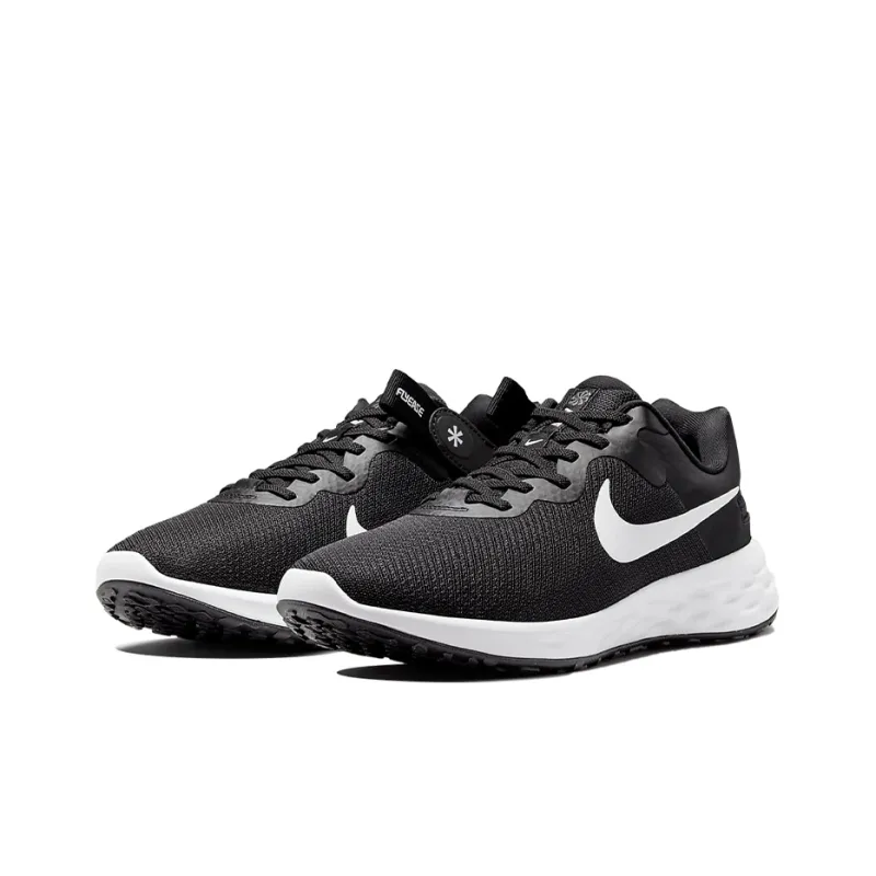 Nike Revolution 6 FlyEase Next Nature 'Black White'-2