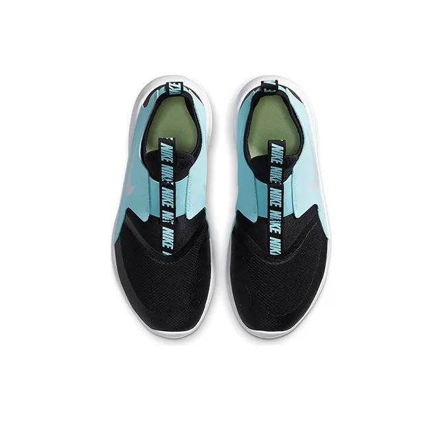 Nike Flex Runner Cushioning Anti-Slip And Wear-Resistant Low-Top Running Shoes GS Blue Black-3